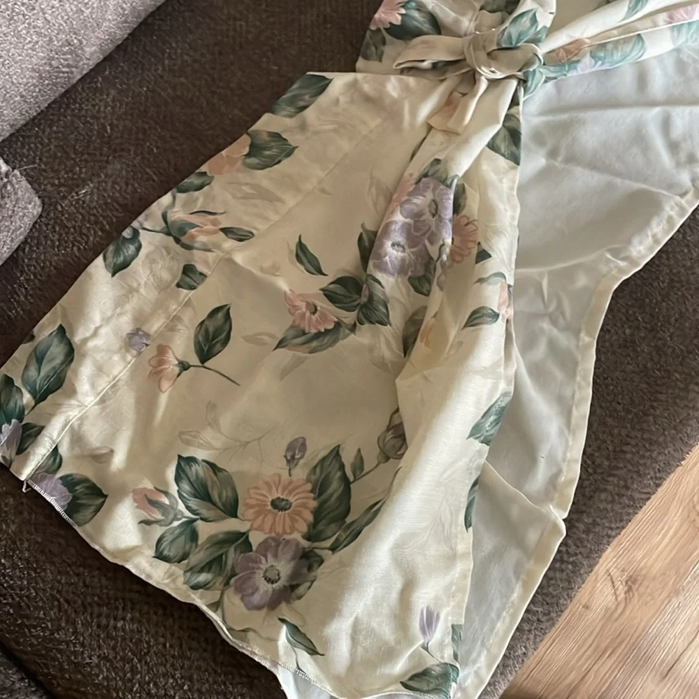 Flower curtain valance, width 16/ length 66